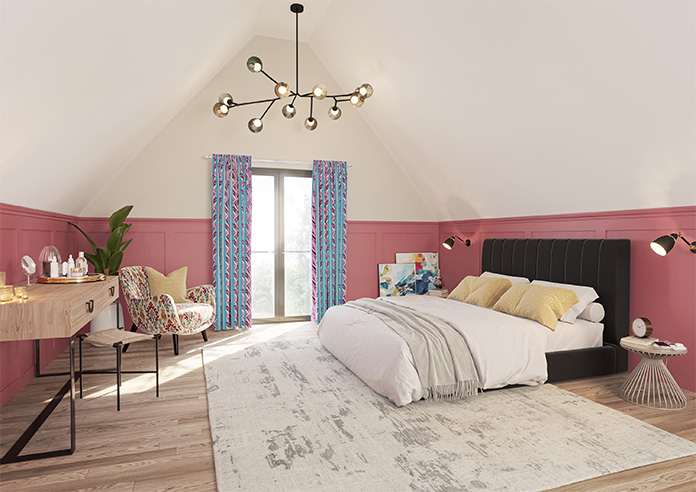 Miami, Pink - Made To Measure Curtains - Image 8